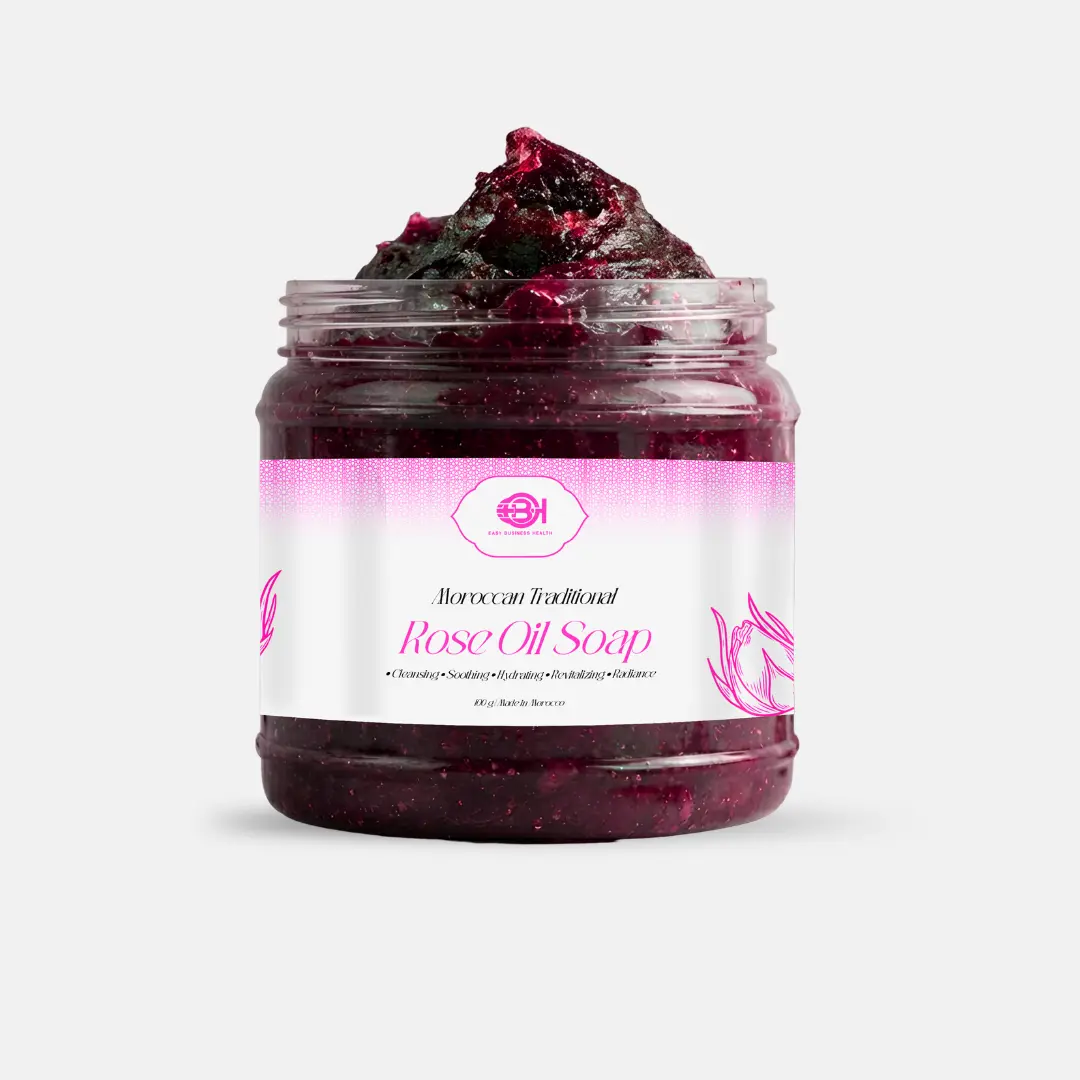 Savon Marocain a l'Huile de Rose