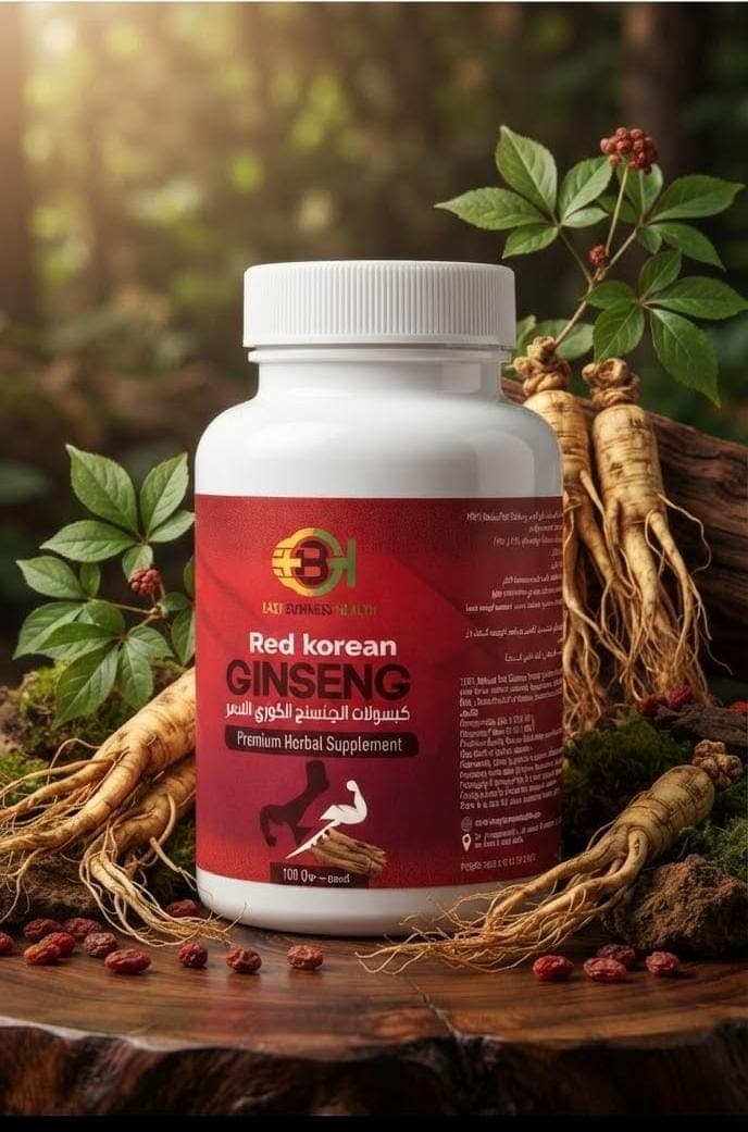 GINSENG RED KOREAN الجينسينج الكوري الأحمر
